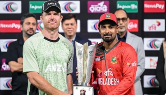 সিরিজ সমতা করলো নিউজিল্যান্ড