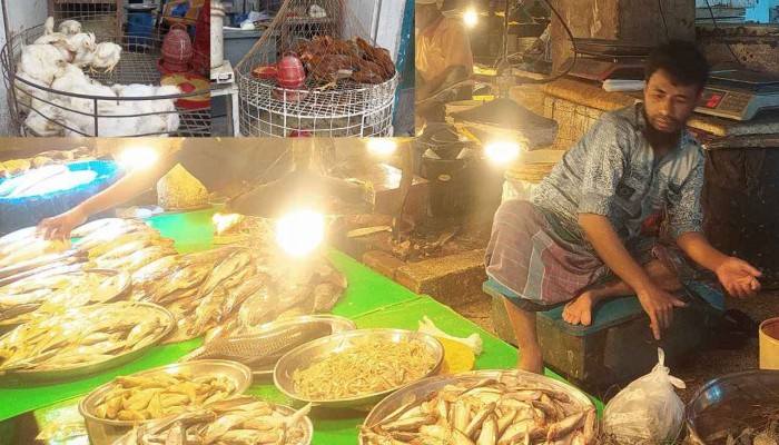 অস্থির বাজারে মাছ-মুরগির দাম অপরিবর্তিত