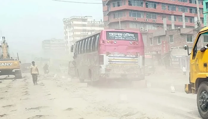 ​বিশ্বের ১২৫ দেশের মধ্যে বায়ুদূষণে আজ শীর্ষে ঢাকা