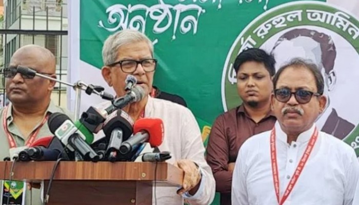 দেশে গণভোটের প্রয়োজন ছিল না  এরপরও বিএনপি এতে রাজি হয়েছে-মির্জা ফখরুল